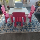 Children’s ikea table and chairs