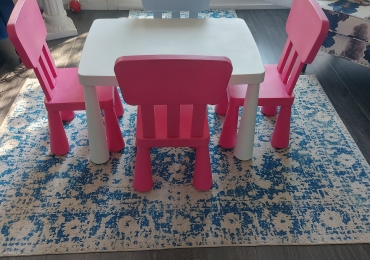 Children’s ikea table and chairs