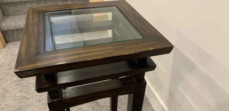 Pier One side tables – just moved, not needed.