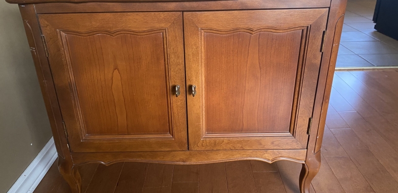 Mid Century Wood Cabinet