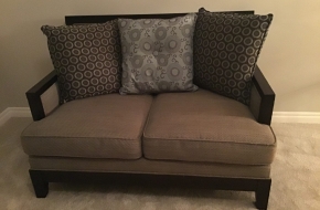 Transitional Loveseat