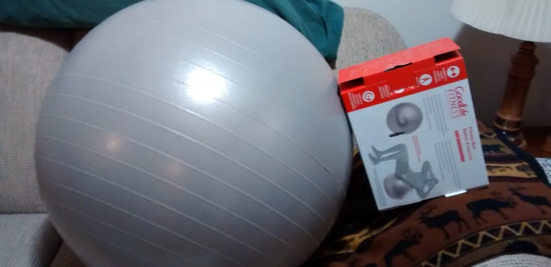 Goodlife Exercise ball lke new, NEVER used