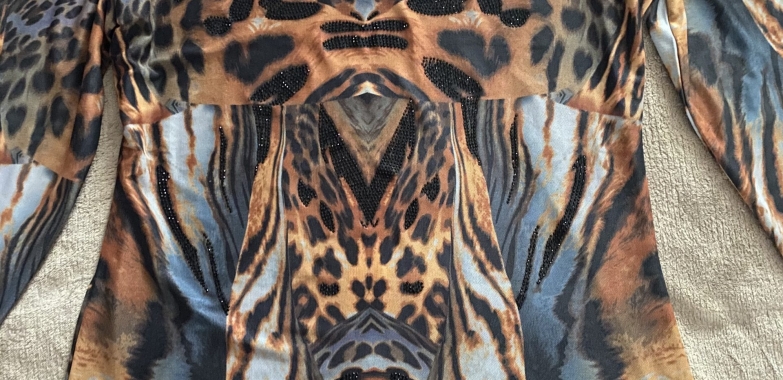 (NWOT) Dolce Boutique Animal Print Top