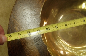 Brass Punch Bowl and Ladle