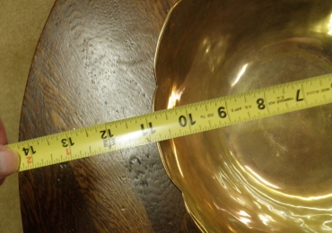 Brass Punch Bowl and Ladle
